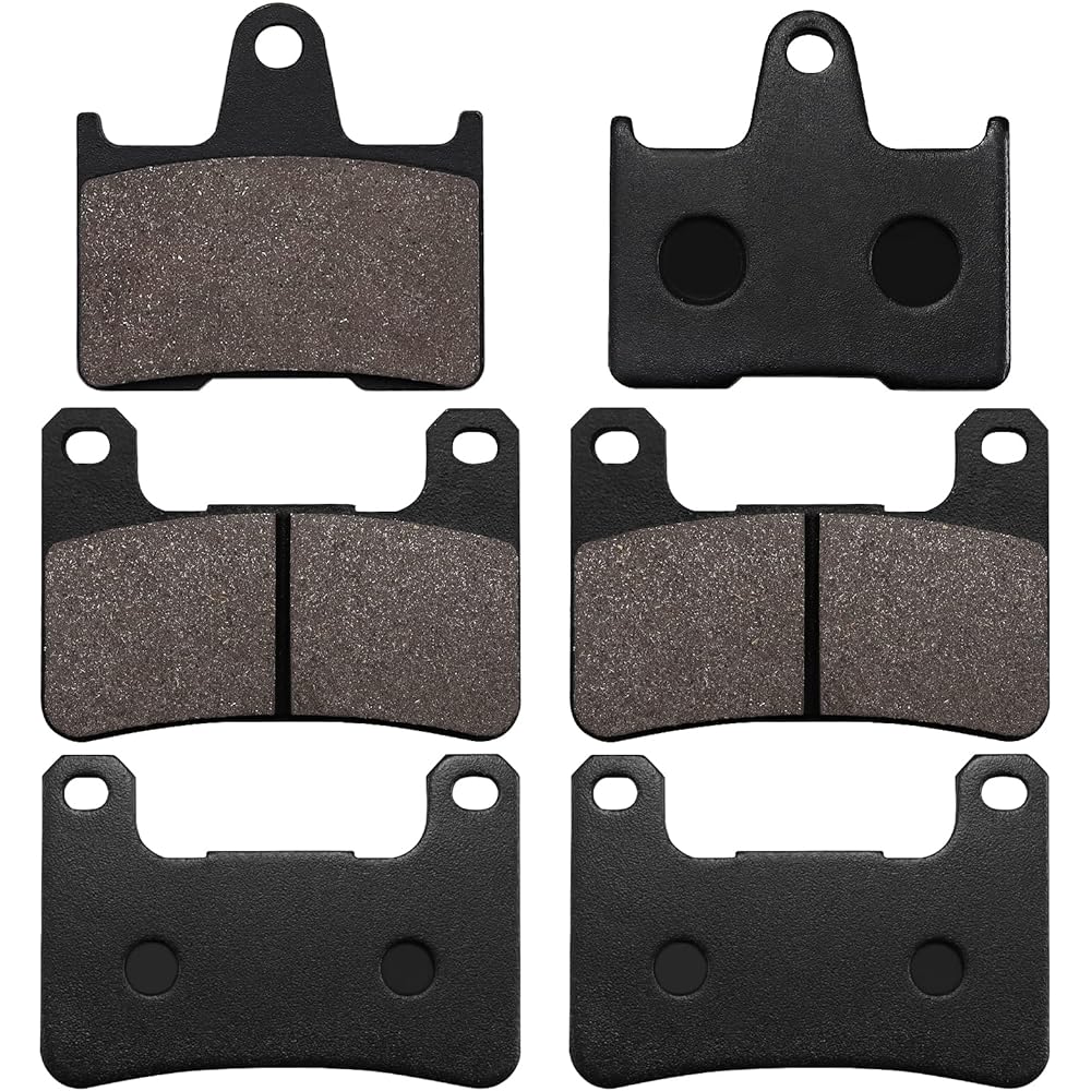 Sollon Brake Pads Front and Rear for Suzuki GSXR 1000 2004 2005 2006 GSXR 600 K4/K5 2004 2005 GSXR 750 K4/K5 2004 2005
