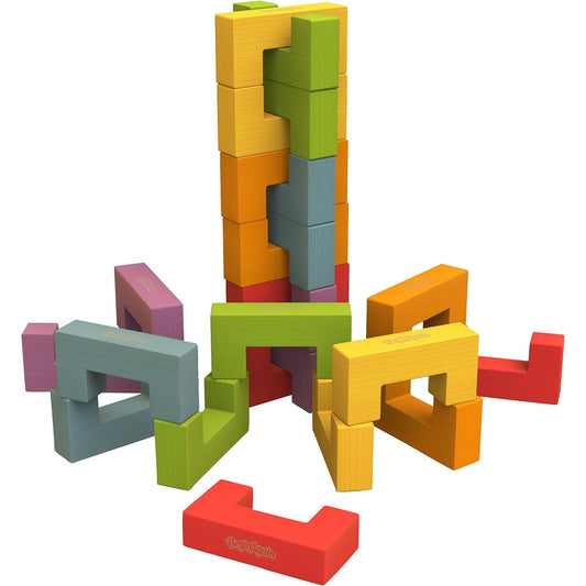 (24 Piece Playset) - BeginAgain - U-Build Its, Construction and Pattern Blocks, Help Promote Early Math, Spatial, and Fine Motor Skills, 24 Piece Playset (For Kids 2 and Up)