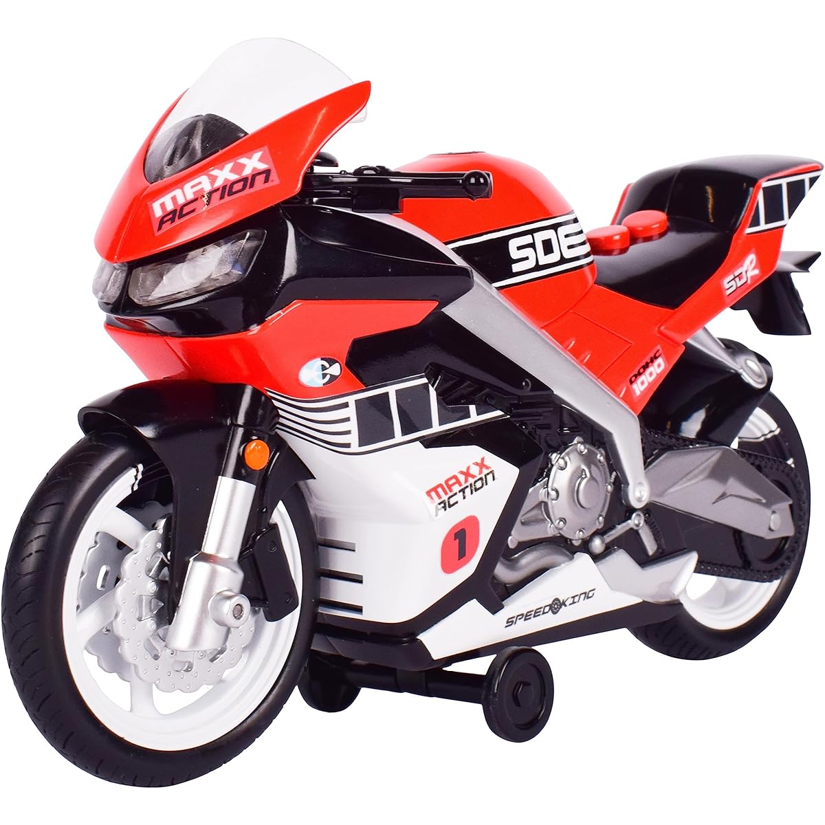 Sunny Days Entertainment MAXX Action Realistic "Light & Sound" Super Bike Motorcycle
