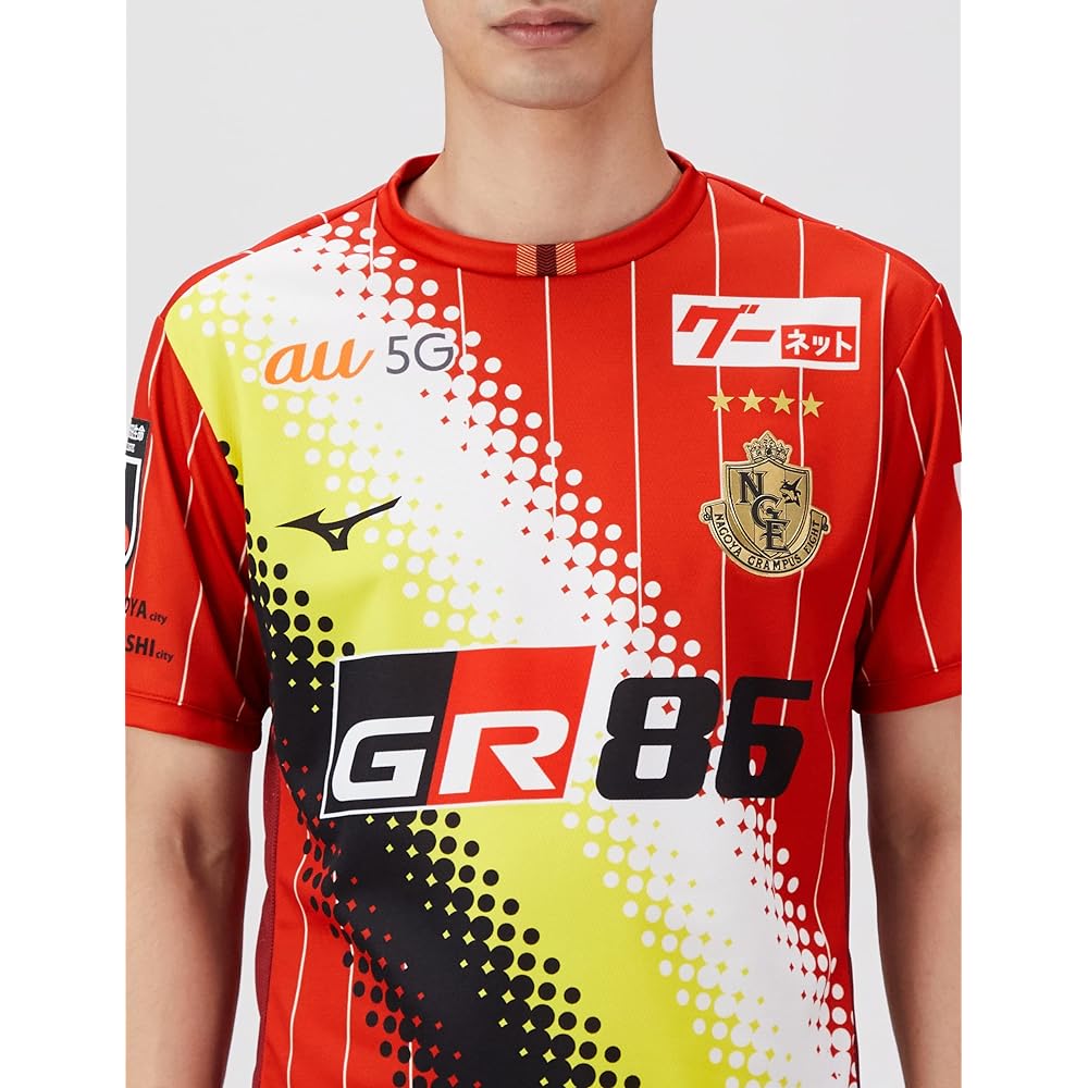 [Mizuno] Soccer Wear 2022 J League Nagoya Grampus Summer Limited Authentic Uniform P2JA2Y08