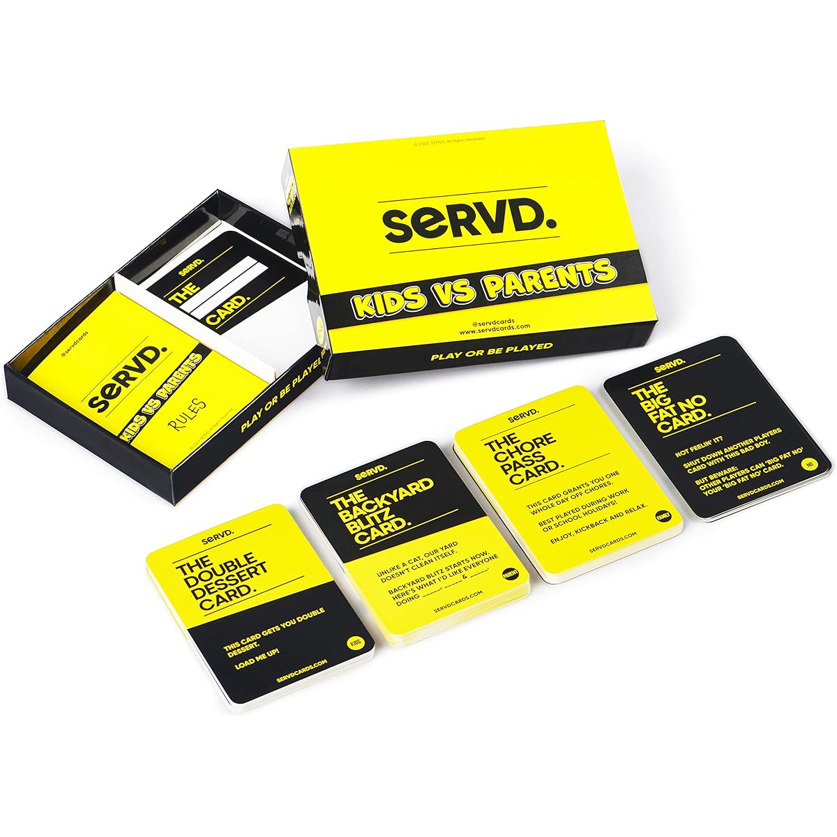 SERVD - Kids Vs Parents - The Hilarious Real-Life Family Card Game