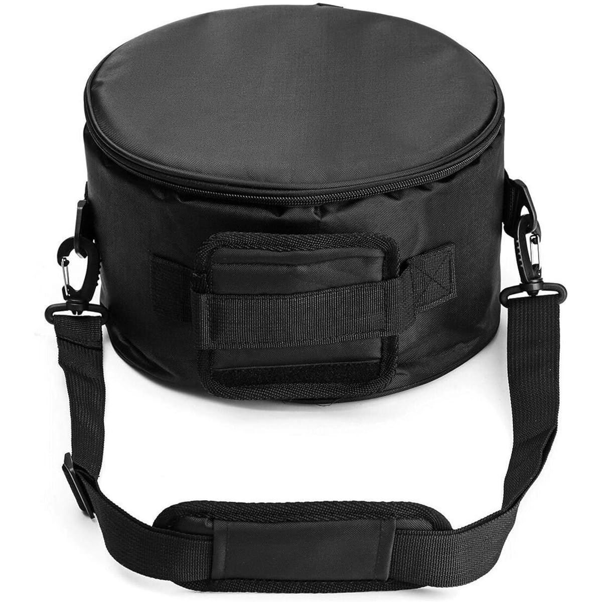 15 Notes Hand Drum Percussion Instrument 10 Inch Steel Tongue Drum D Major 11 Notes Hand Tank Drum Bag with Mallets Metal Drum Steel Tongue Drum 10 Inch 8 Scale Music Enlightenment Instrument Yoga Meditation (Black) (Size: 25x25x15cm; Color: Deep Brown)