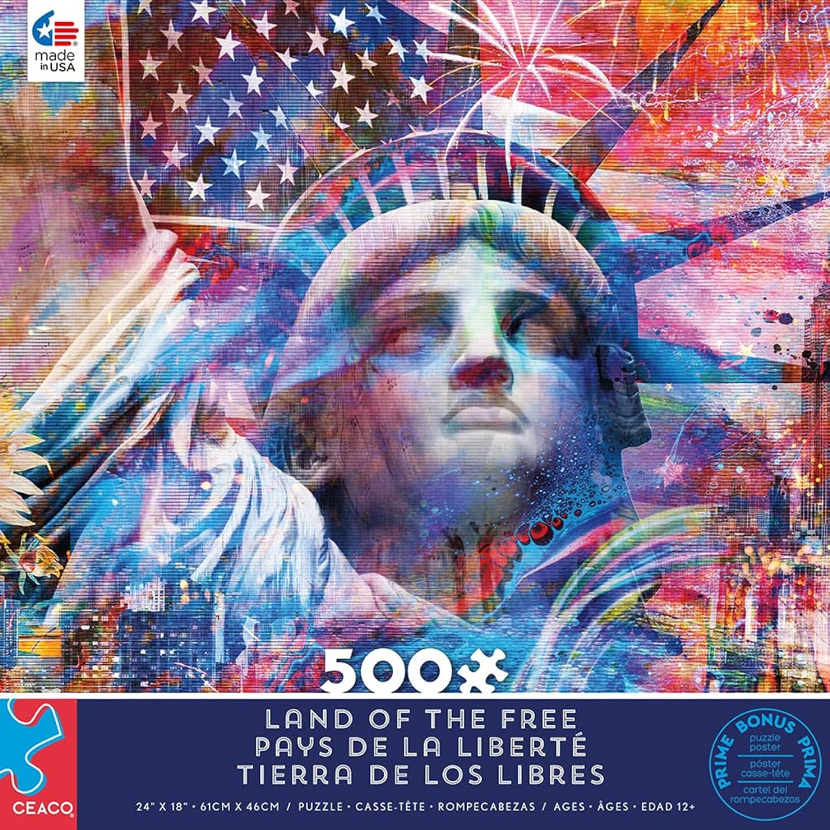 Ceaco - Land of the Free - Star-Spangled Banner - 550 Piece Jigsaw Puzzle