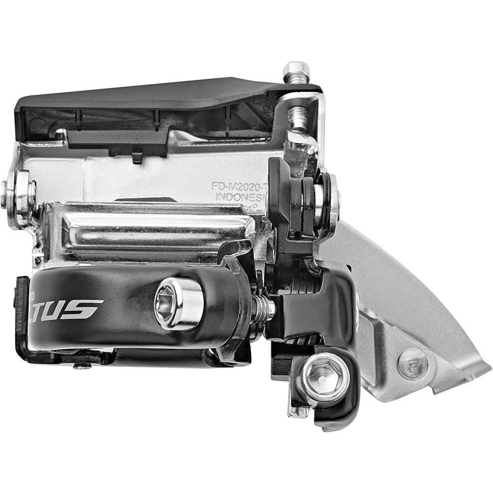 SHIMANO Front Derailleur FD-M2020 Band Type φ34.9mm (31.8/28.6mm adapter included) Top Swing/Dual Pull 2X9S 64-69° Compatible Top Gear: 36T EFDM2020TSX4
