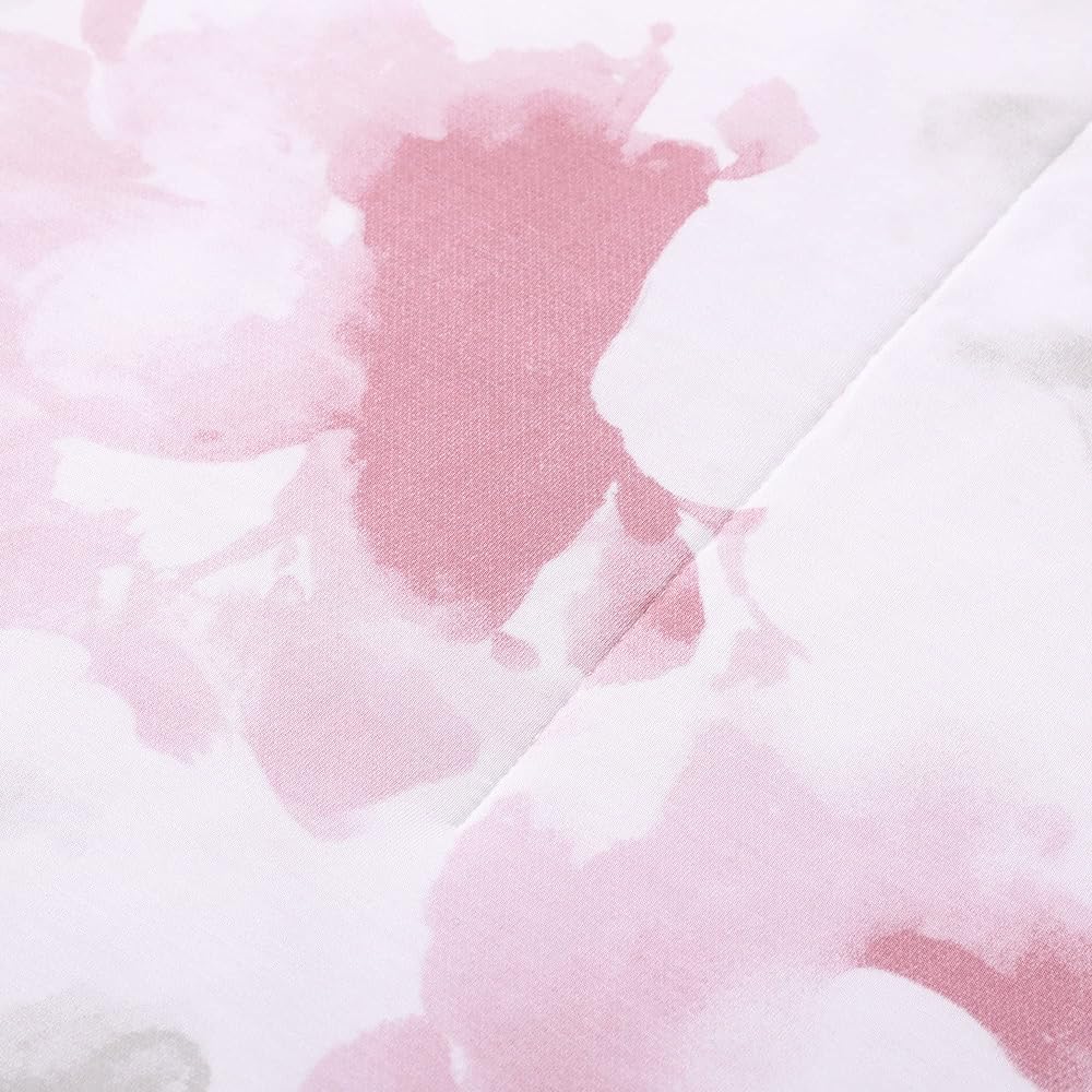 Francfranc Fluffy Cooling Bed Pad Water Flower Double Pink