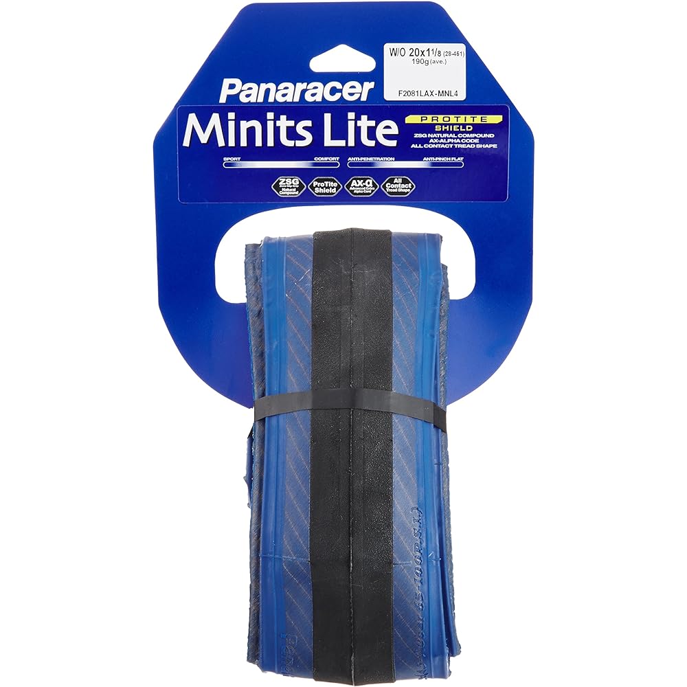 Panaracer Clincher Tire [20×1 1/8] Minute Light F2081 (Small Wheel Folding Bicycle/City Riding Commuting)