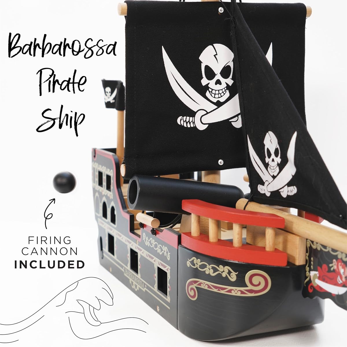 Le Toy Van Barbarossa Pirate Ship