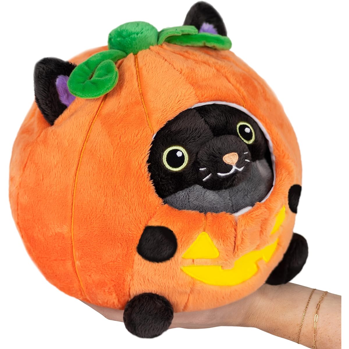 Fluffy stuffed pumpkin