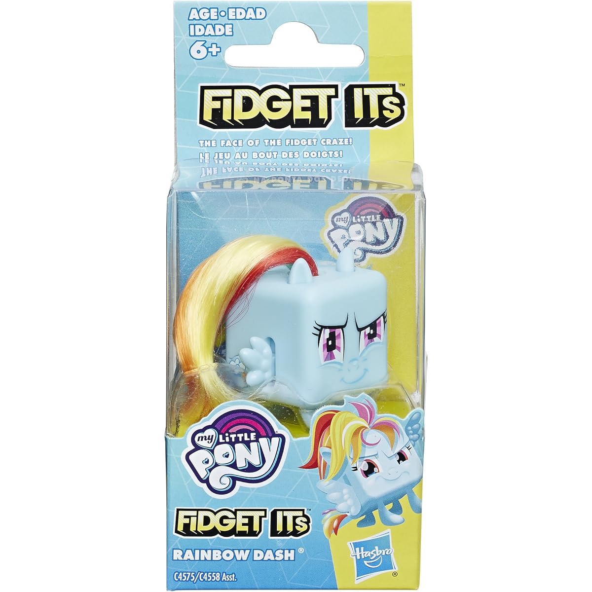 Fidget Its MLP Rainbow Dash Cube Action Figure