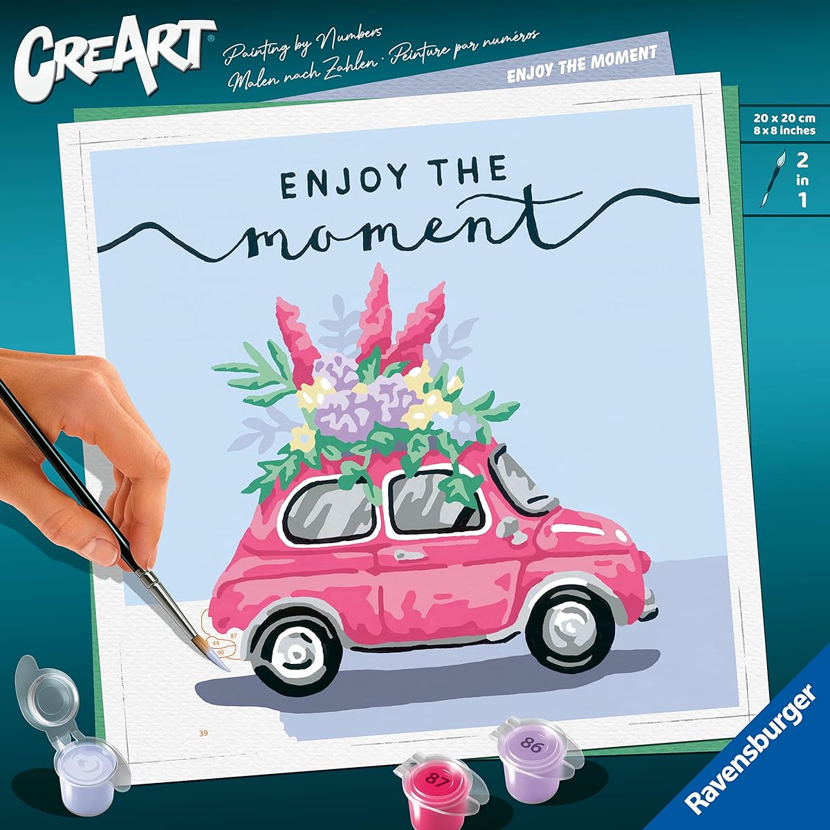 Ravensburger CreArt - Painting by Numbers 20116 - Enjoy the moment - from 12 years