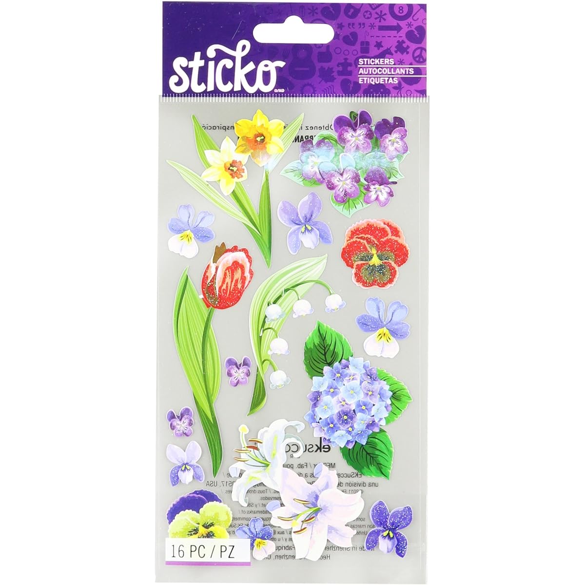 Sticko Sticker Themed - Floral Medley 52-00998