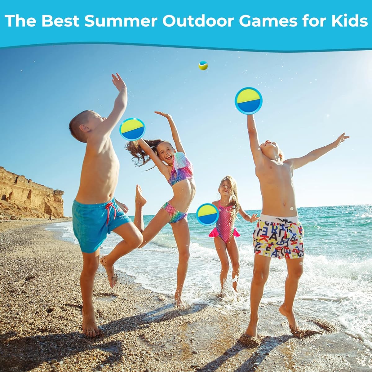 Aunnitery Kids Outdoor Game Toss & Catch Ball Set for Children