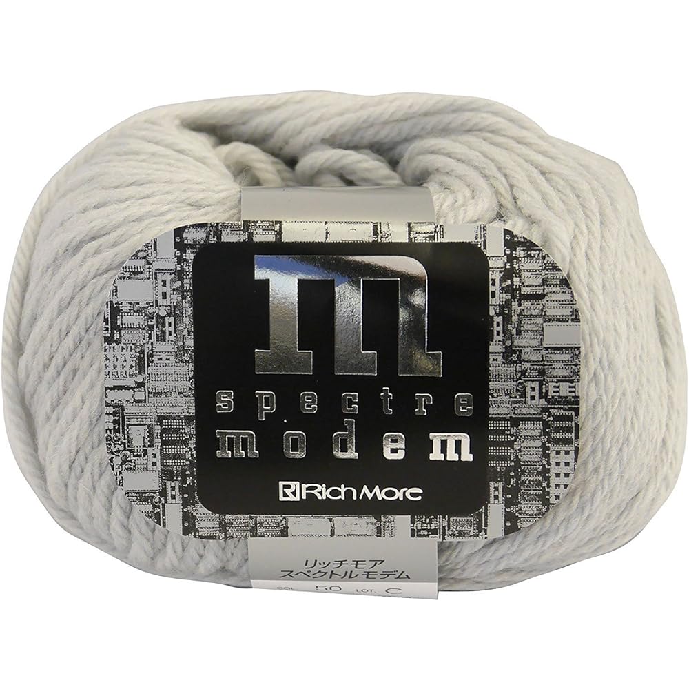 Hamanaka Richmore Spectrum Modem Yarn Extra Thick col.57 Gray 40g Approx. 80m 10 Ball Set 2098