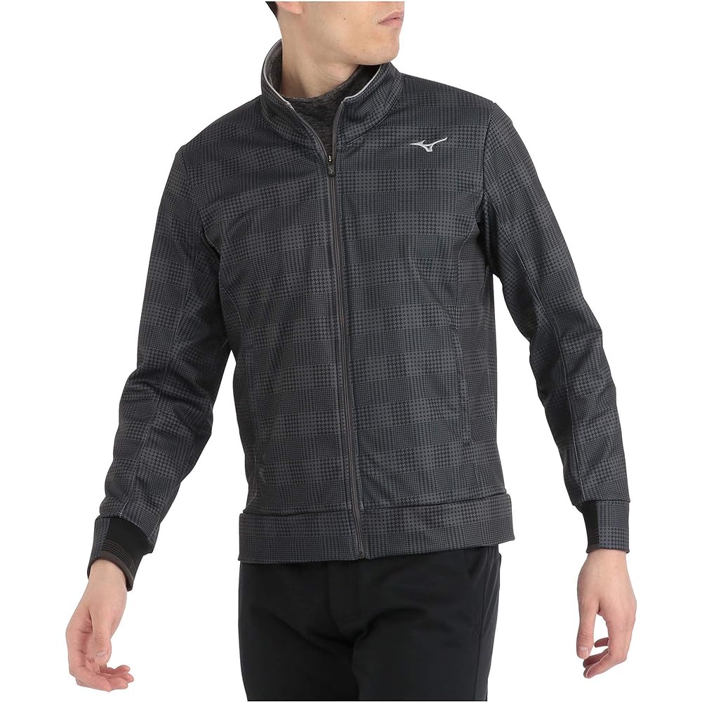 Mizuno 52ME9510 Men's Golf Wear Blouson Tech Shield Move Warmer Fleece Lining Windproof Stretch Material