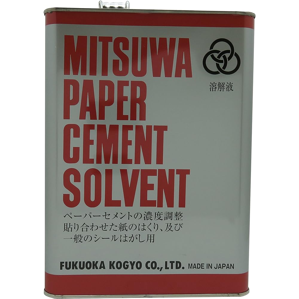 Fukuoka Kogyo Mitsuwa Solvent Red Extra Large Can 3800ml [HTRC 3]
