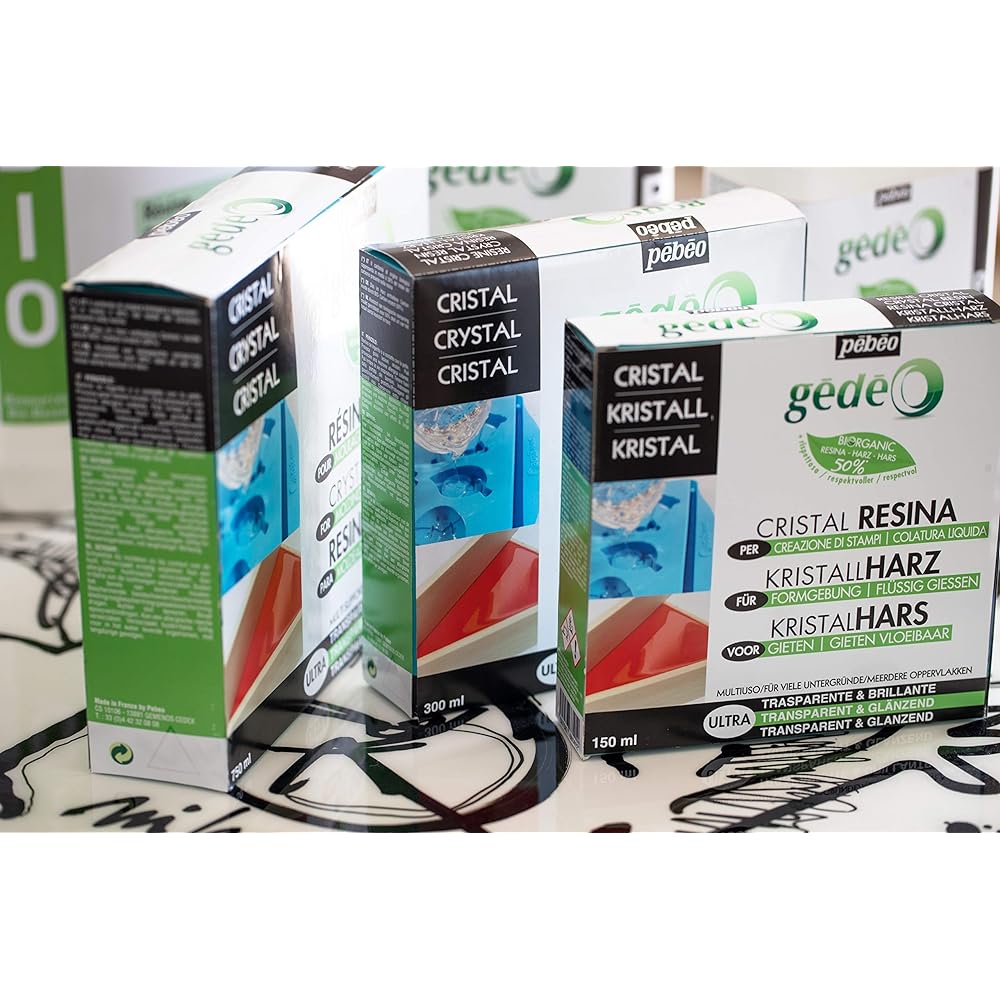 Pebeo Crystal Bioresin 750ml (base resin 500ml + hardening agent 250ml)