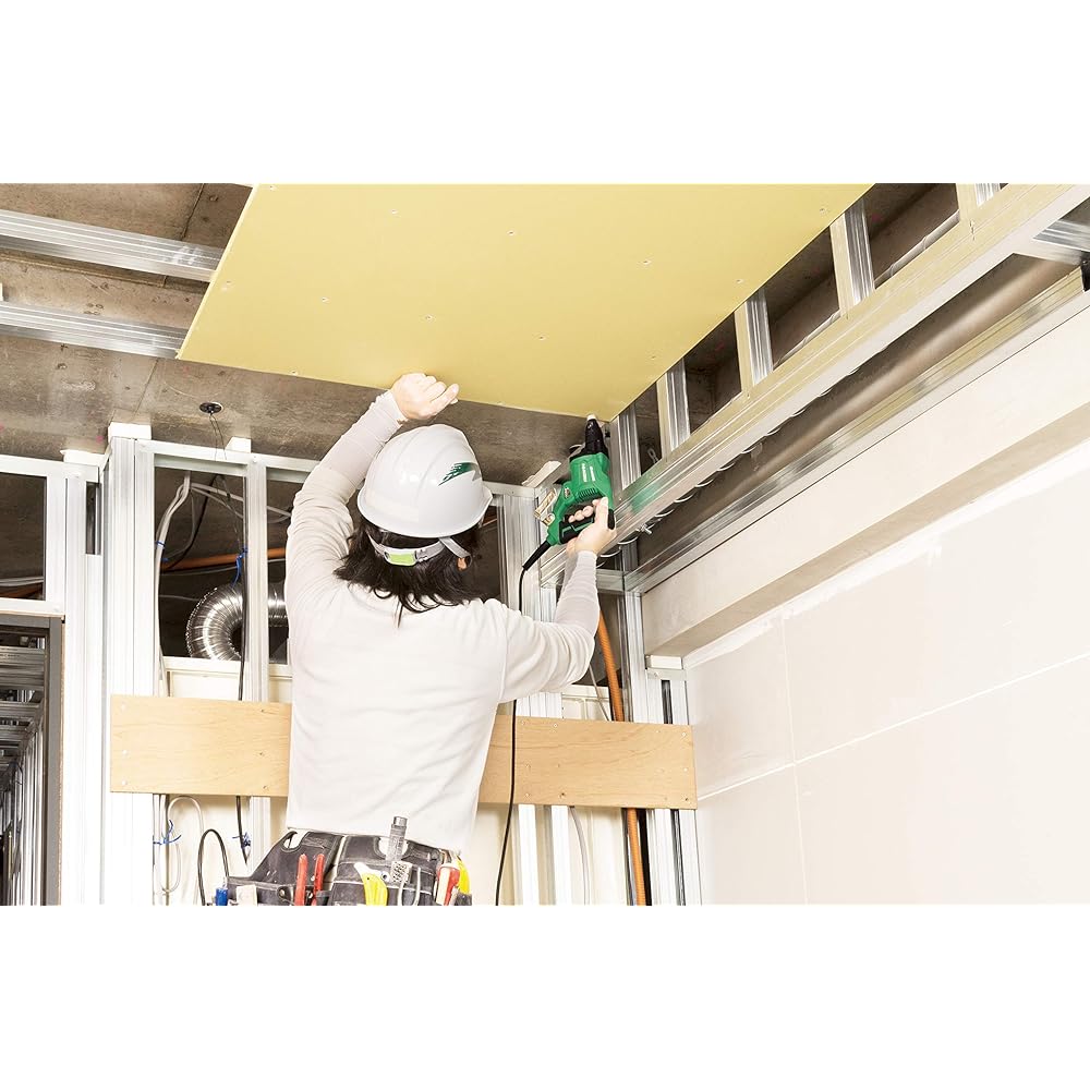 HiKOKI Board Driver AC100V Brushless Motor Equipped with Multi-Plate Clutch Drywall Screw 4mm Body Color: White W4SE2(W)