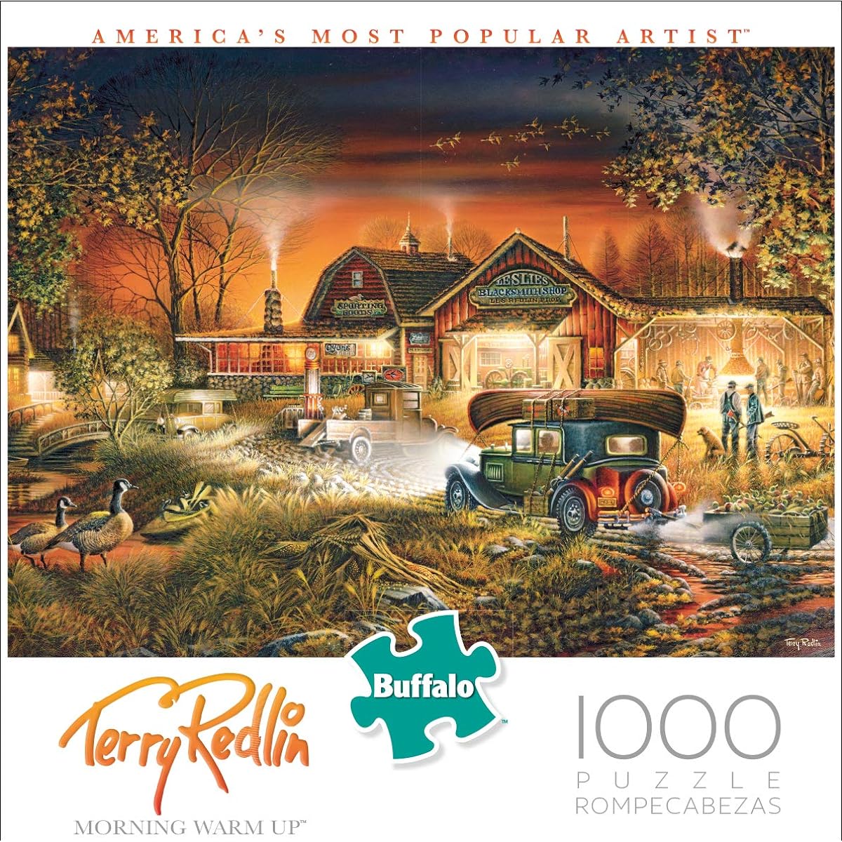 Buffalo Games - Terry Redlin - Morning Warm Up - 1000 Piece Jigsaw Puzzle