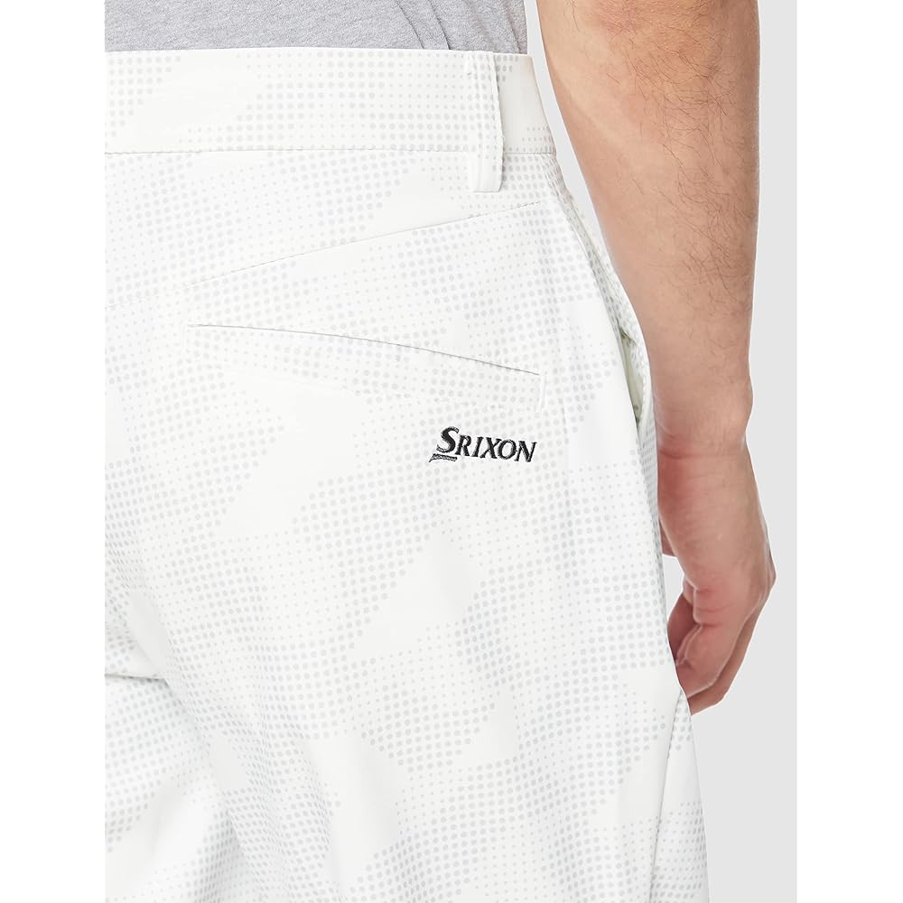 SRIXON RGMVJD04 Men's Pants, Sweat Absorbent, Quick Drying, Stretch Print Pattern, Golf