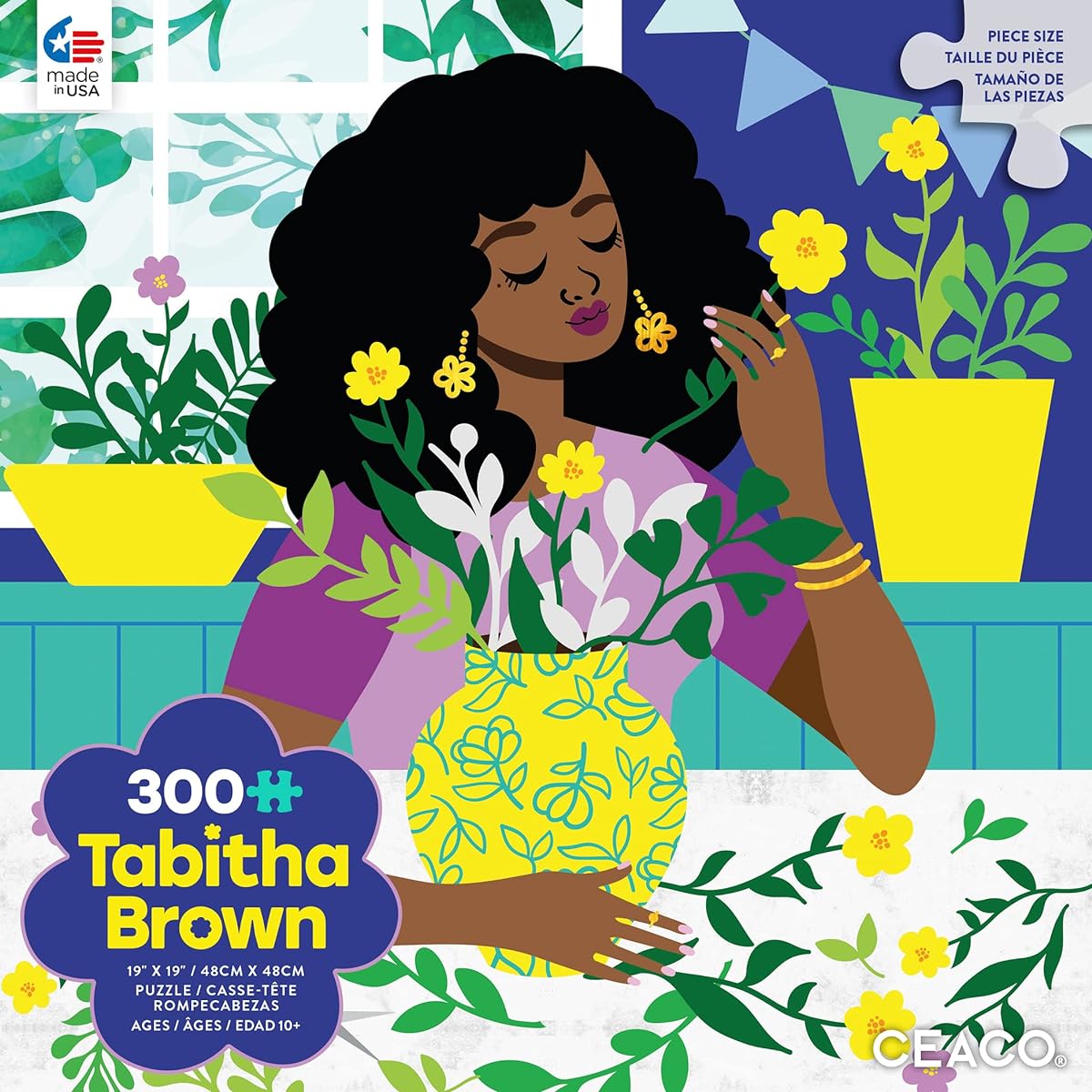 Ceaco - Tabitha Brown - Flower Arrangement - 300 Piece Jigsaw Puzzle
