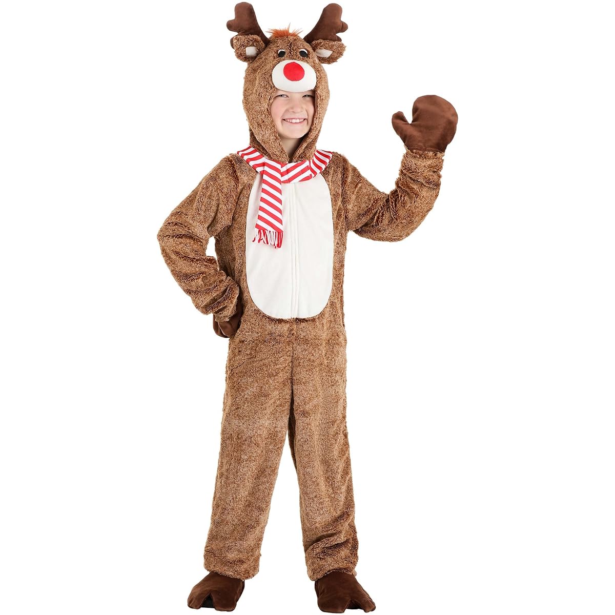 Stuffed Reindeer Kids Costume