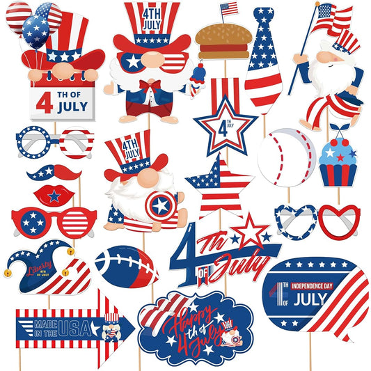 4th of July Photo Booth Props