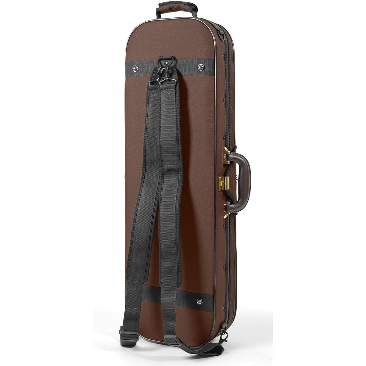 Super Light Oblong Violin Case (Square) Brown