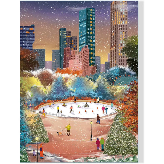 500 Piece Jigsaw Puzzle for Adults, Kids, and Teens - Gift Present - Central Park in Winter (Central Park)