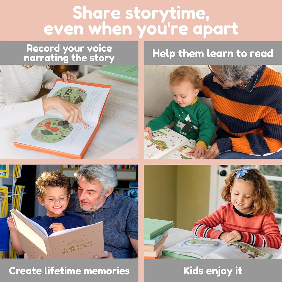 Cali's Books The Ugly Duckling Recordable Storybook for Kids and Grandkids. Record your voice and read to your kids and grandkids, even if you're far away.