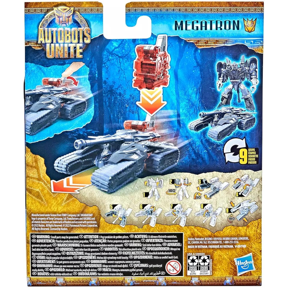 Hasbro Transformers Rise of The Beasts Autobots Unite Power Plus Series Megatron Action Figure, F4912