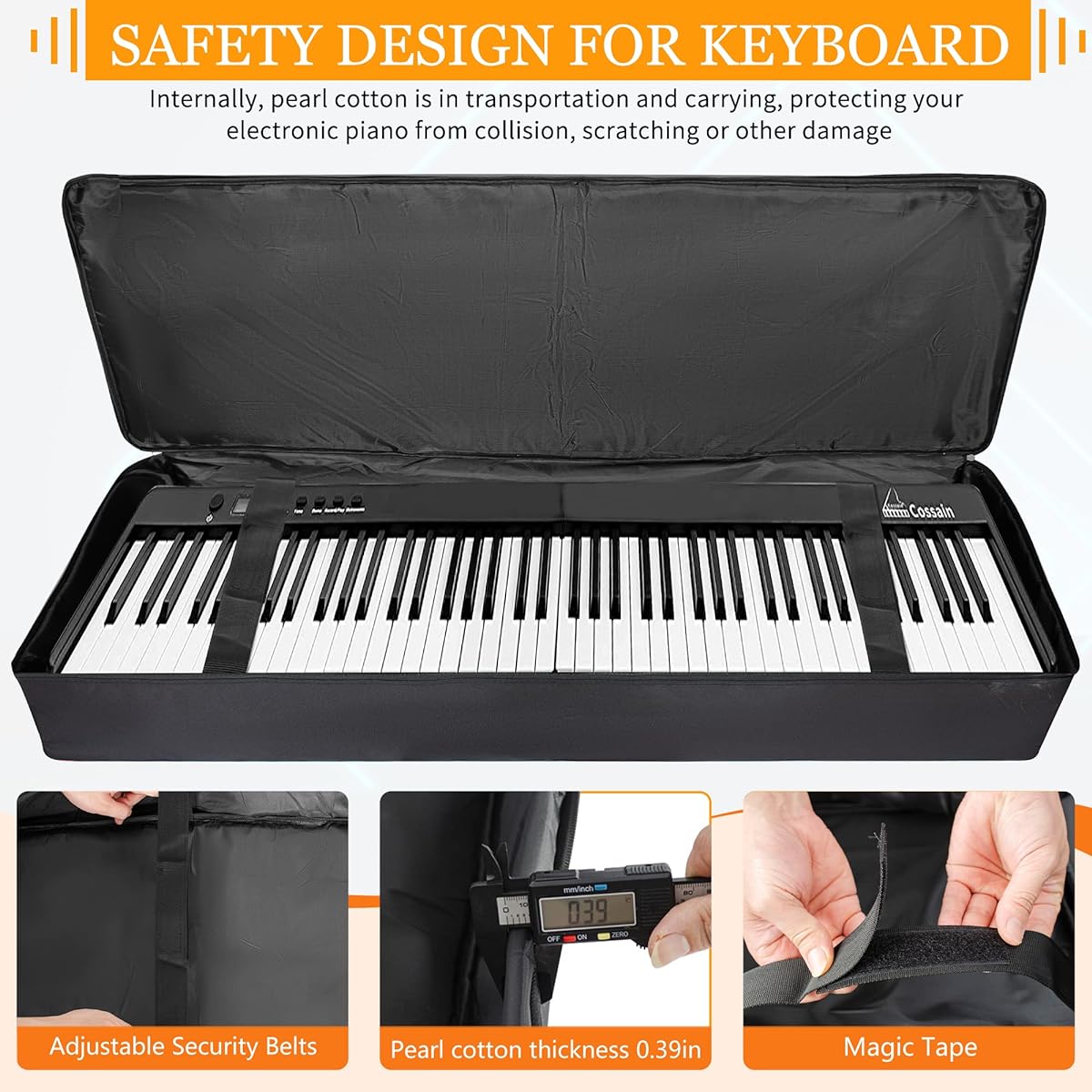 portable padded keyboard case