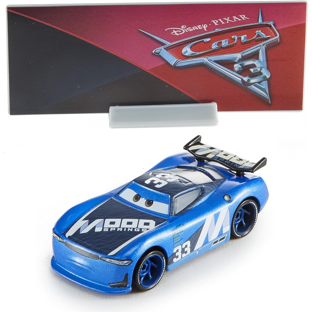 Cars 3 / Crossroads Mattel 1:55 Diecast Mini Car 1 Pack Ed Trancan (With Collector Card) (Mood Springs No.33) / MATTEL 2017 CARS 3 ED TRUNCAN MOOD SPRINGS #33 [Parallel Import] Disney Pixar Character car latest movies
