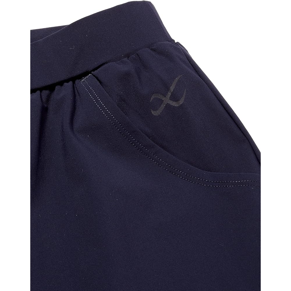 [CEDA Blue X/Wacoal] Outer Bottom Yoga Wear Long Pants (3/4 Length) UV Protection Rate Over 90% Stretch DGY517 Women's