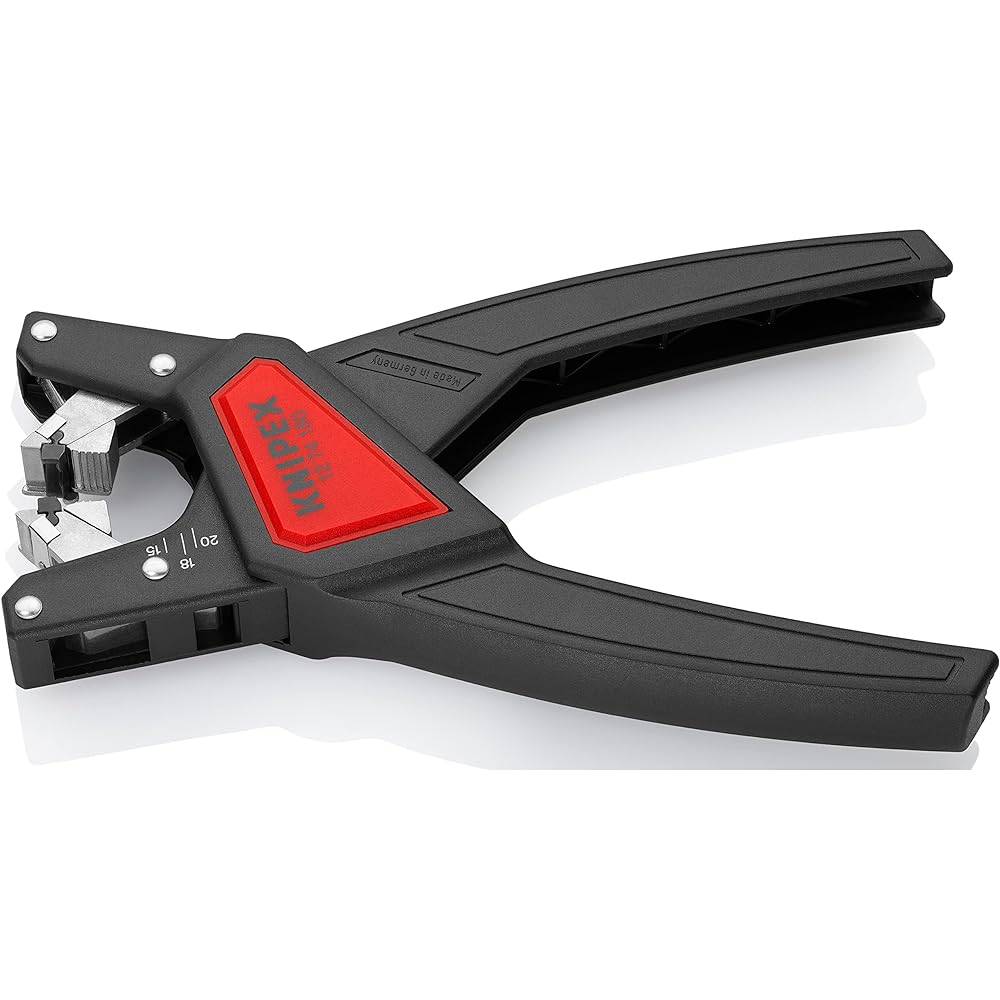 KNIPEX Automatic cable stripper Automatically strips cables from 4.4mm to 7.5mm 1274-180SB