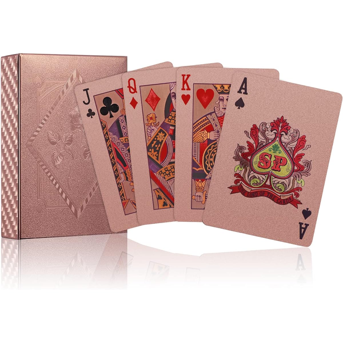 WJPC 100% Waterproof PVC Plastic Flexible Poker Cards and Playing Cards Party Game Gifts