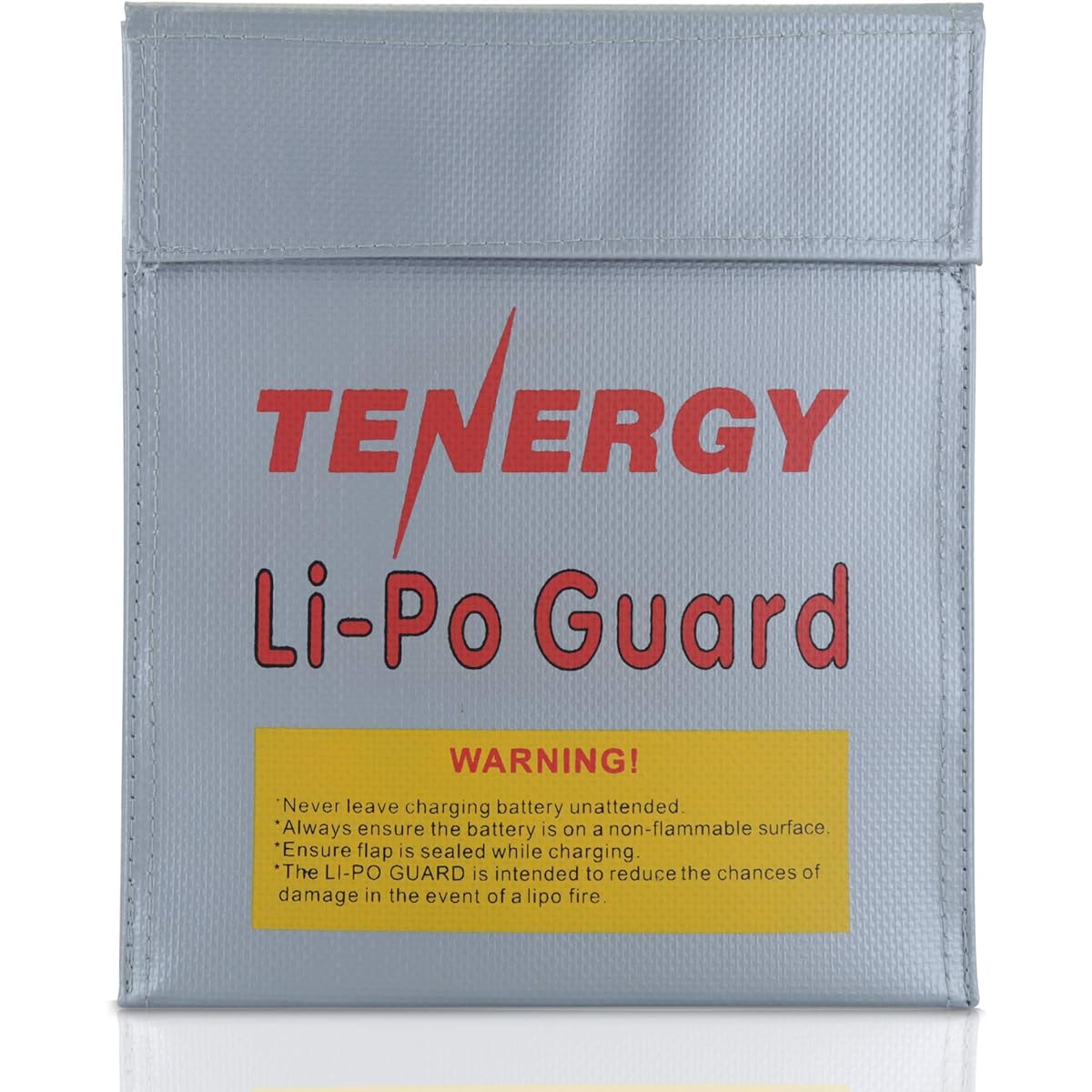 Tenergy Lipo Bags Fireproof Explosion Proof Lipo Battery Bags for Safe Charging and Storage 7 x 9 Inch