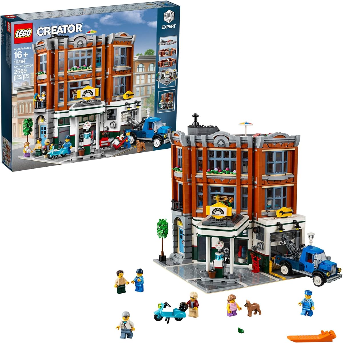 LEGO Creator Expert Corner Garage 10264 Building Kit (2569Piece)