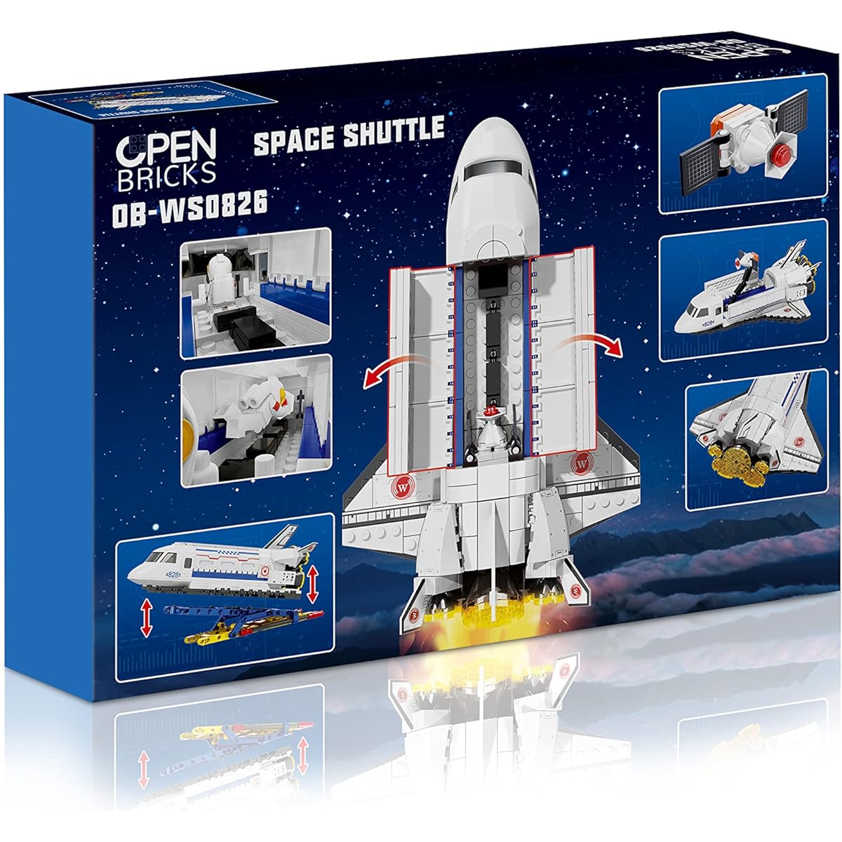 OPEN BRICKS - Space Shuttle OB-WS0826