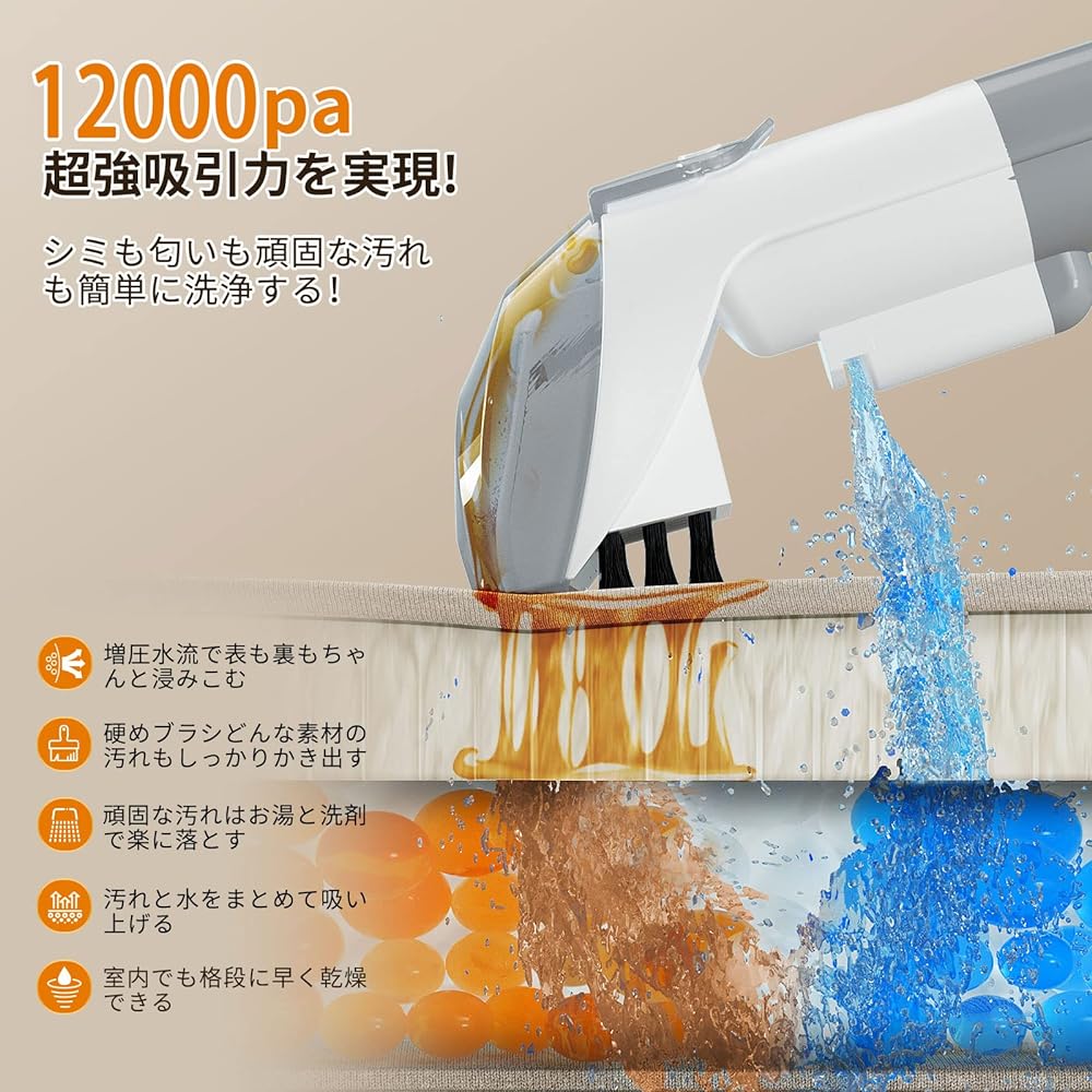 Rinser Cloth Cleaner Carpet Cleaner Washing Machine General Cleaning Carpet Cleaning Rinser Vacuum Cleaner Vacuum Cleaner Spot Cleaner Carpet Rug Sofa Water Cleaning Car Interior Cleaner Wash with Water Carpet Cleaner (11Kpa)