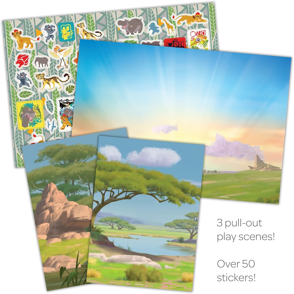 (Sticker Scene Plus Coloring and Activity Book) - Disney Bendon Colouring and Activity Pages