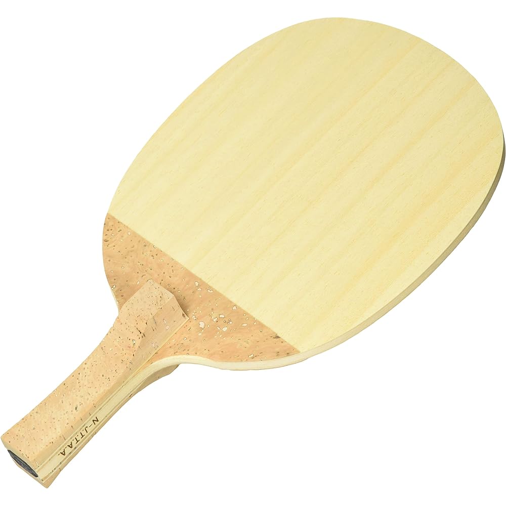 Nittaku Table Tennis Racket Sanarion R-H Pen Holder (Reversible) NE-6654 Rounded Corners