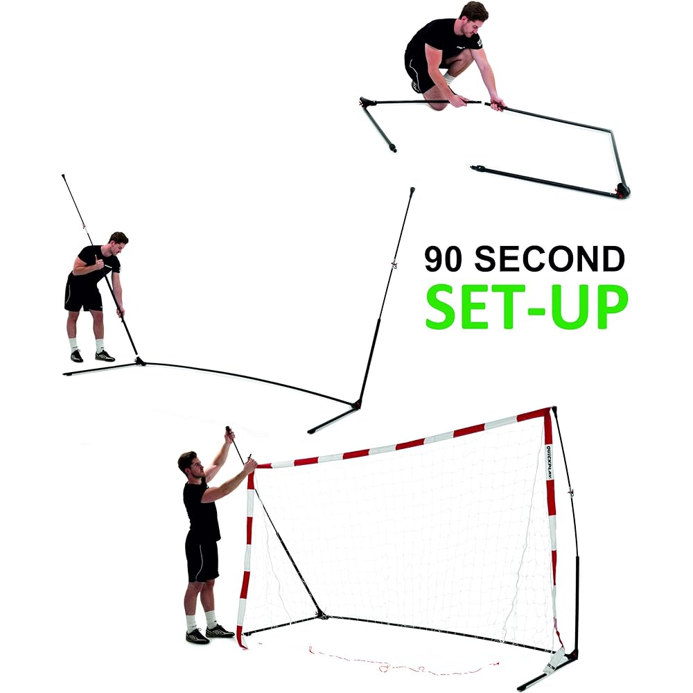 [Quick Play] Portable Handball Goal Street Handball/Various Official Sizes 2.4m x 1.8m/3m x 2m HBJ/HBS Foldable