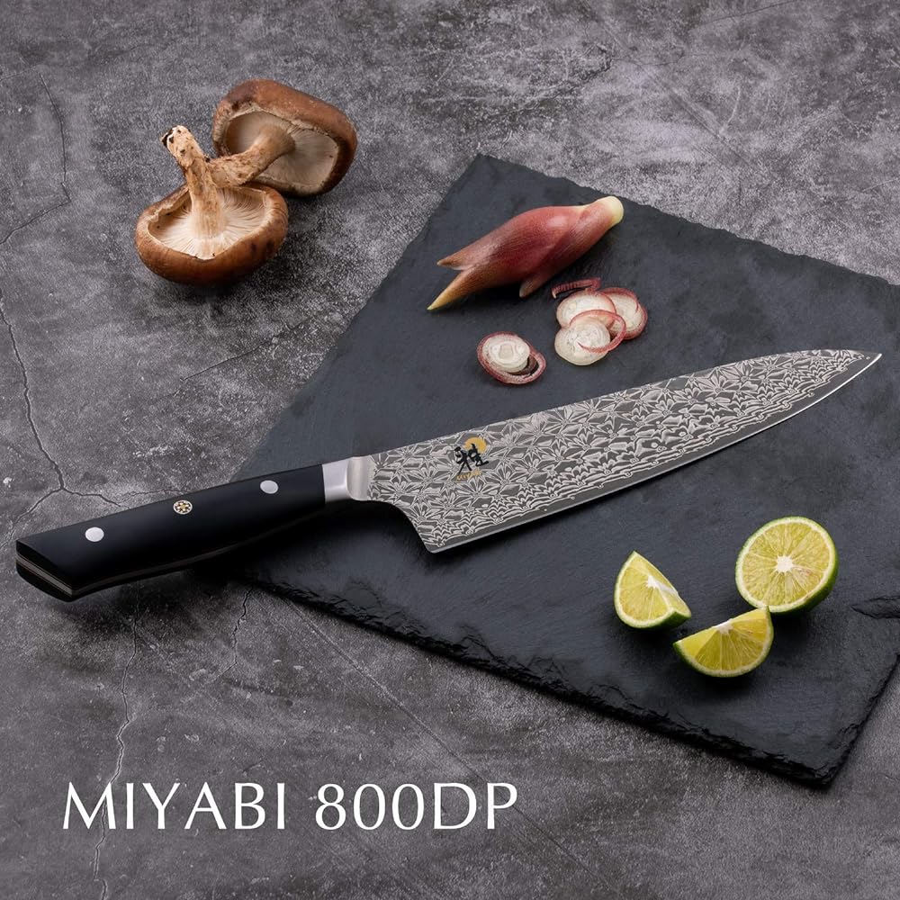 MIYABI "800DP Small Knife 140mm Made in Japan" Damascus Fruit Petit Knife Kitchen Knife Multilayer Steel Made in Seki City, Gifu Prefecture [Authorized Japanese Product] 54481-141