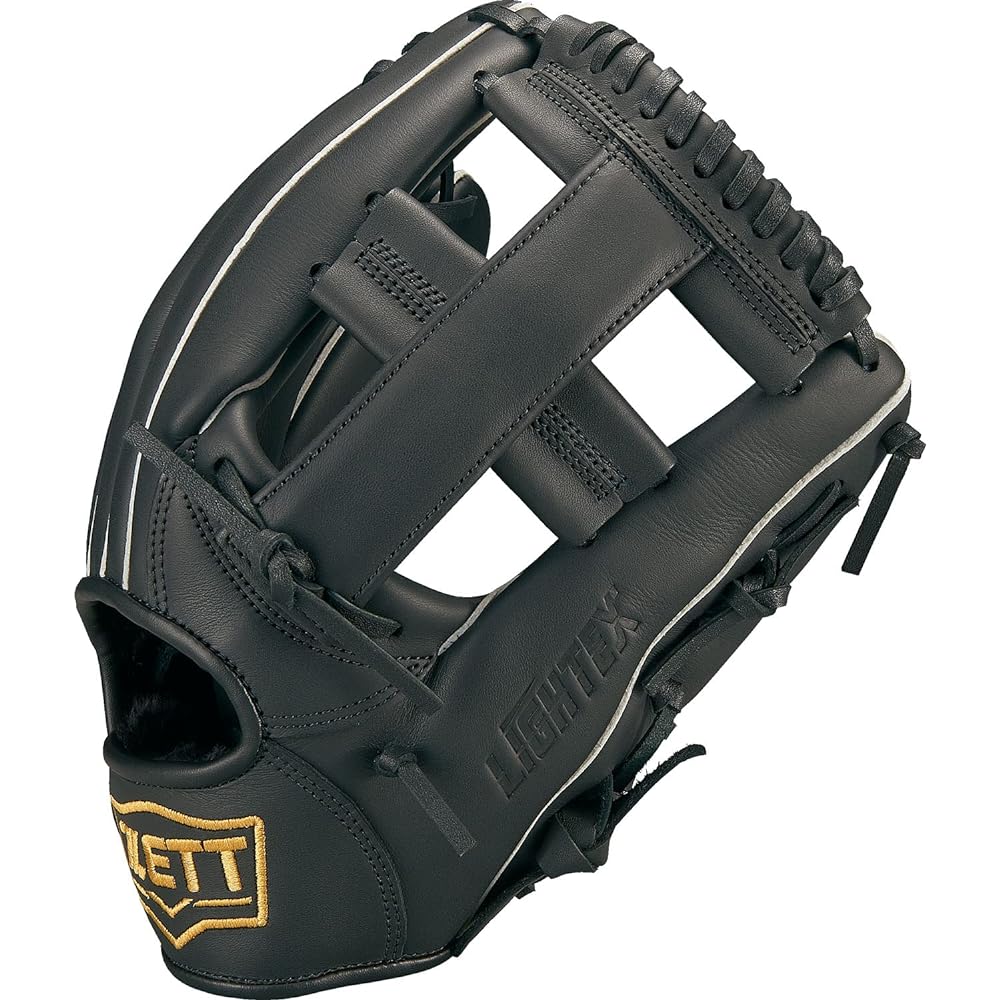ZETT Soft Baseball Glove (Glove) Litex All-Round For Right Throw/Left Throw Black (1900) Size: 3/5
