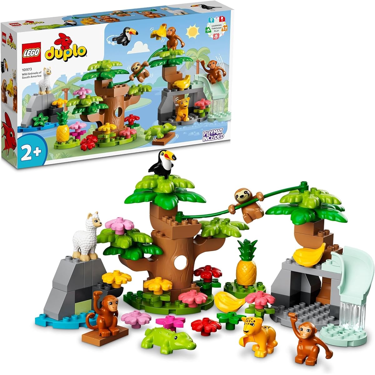 LEGO Duplo Duplo Town South American Animals 10973 Building Blocks Educational Toys Blocks Gifts for Toddlers Babies Animals Boys Girls Ages 2 and Up