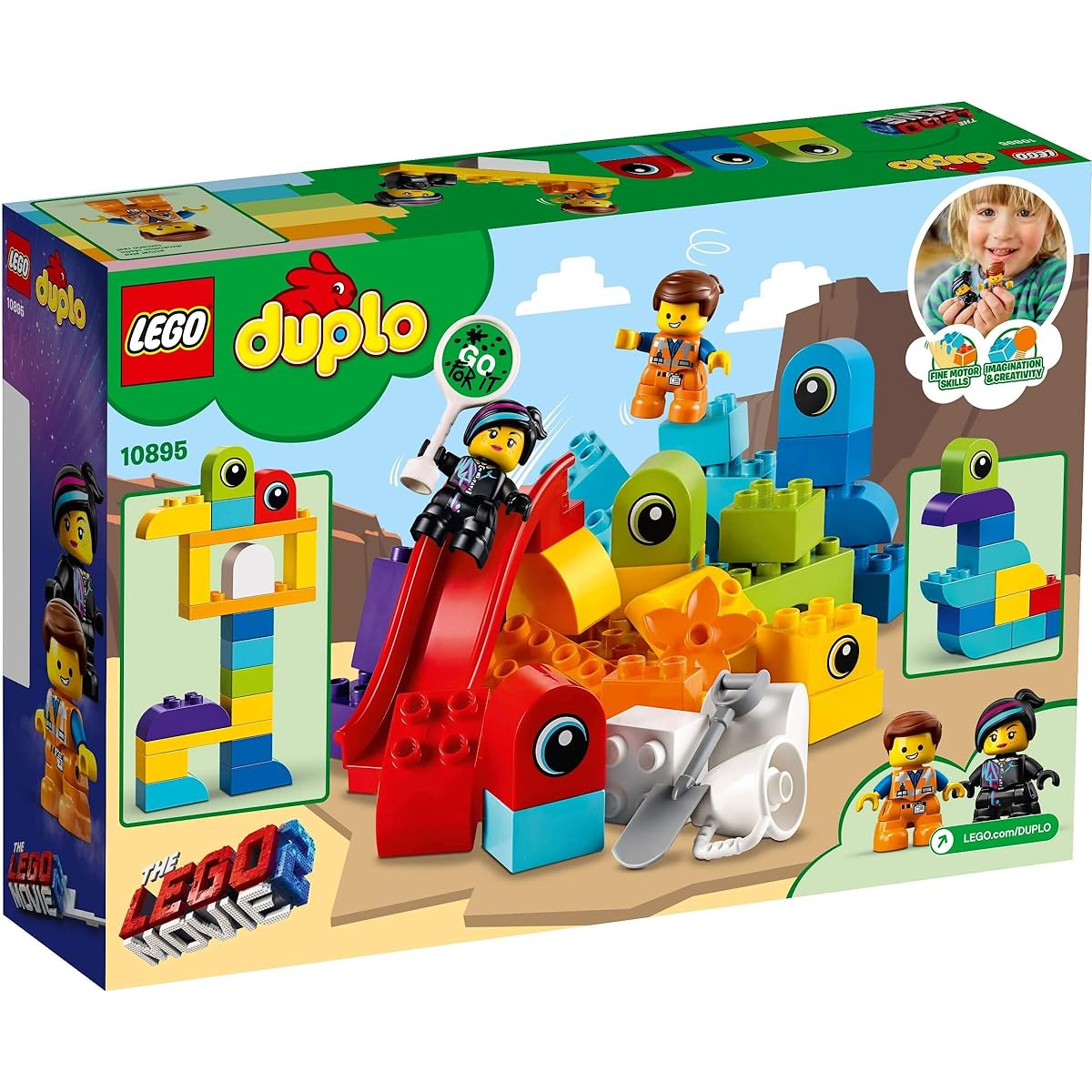 LEGO Duplo Emmet and Lucy's Block City 10895 The Lego Movie Blocks Toys for Girls