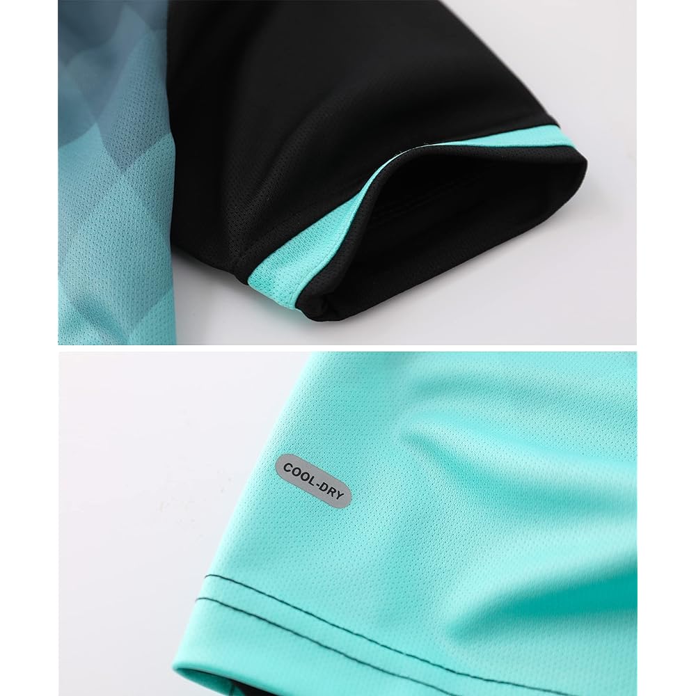 [Hiheart] Kids Soccer Jersey Futsal Baseball Junior Training Wear Top and Bottom Set Parent and Child Matching Short Sleeves Shorts