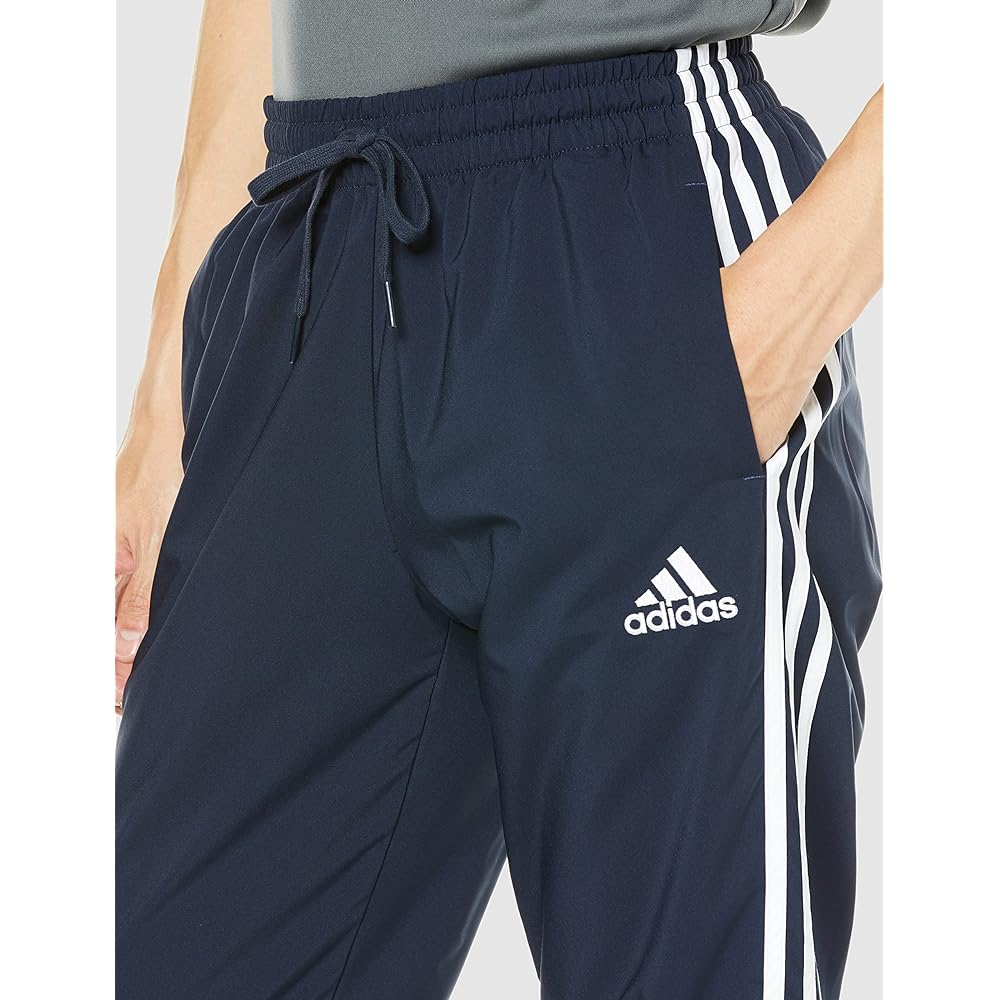 Adidas 31272 Men's Long Pants Aero Lady Essentials Tapered Cuff Woven Three Stripes Pants