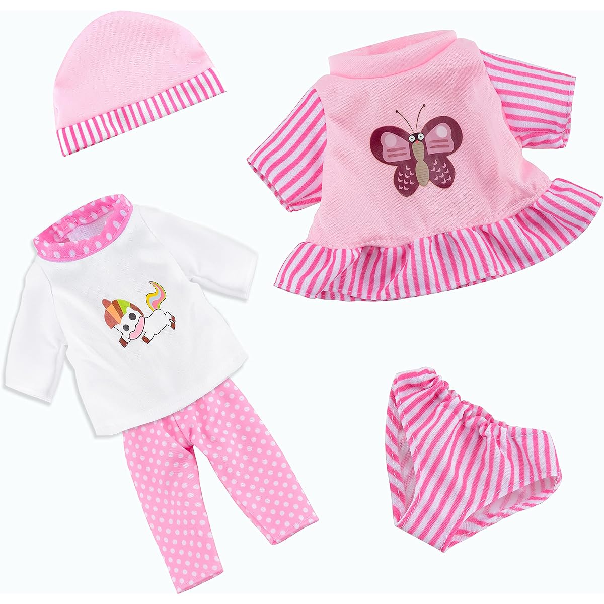 Baby Doll for 2 Year Old Girls 12 Inch Baby Doll with Pink Romper and Hat Washable Doll Accessories Christmas Birthday Gift First Baby Doll Toy 24 Months+
