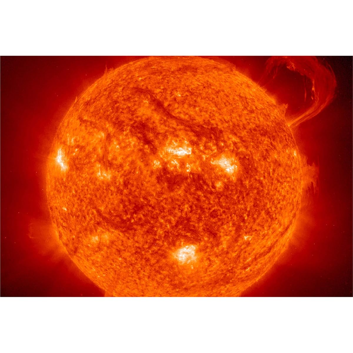 Solar Flare Sun Handle Hi Gloss Space Poster Fine Art Print 13-x-19-inch 13-NHAV-0275